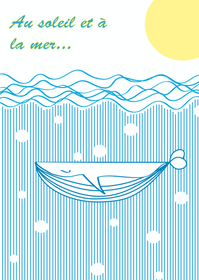 Carte Au Soleil Et à La Mer : Envoyer une Carte De 